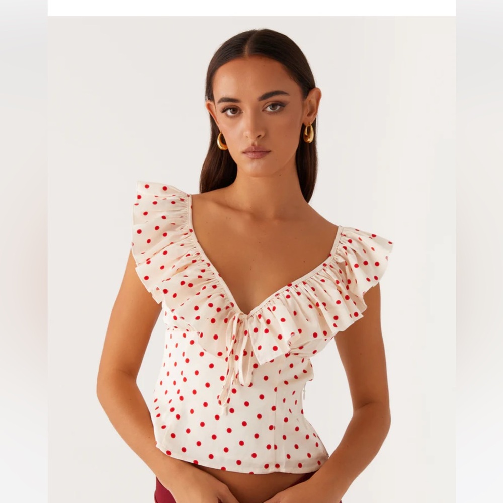 Peppermayo Regan Ruffle Top